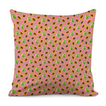Cute Papaya Pattern Print Pillow Cover