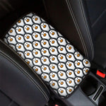 Cute Penguin Face Pattern Print Car Center Console Cover