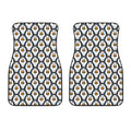 Cute Penguin Face Pattern Print Front Car Floor Mats