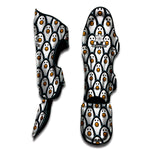 Cute Penguin Face Pattern Print Muay Thai Shin Guard