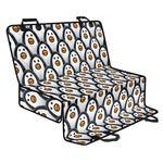 Cute Penguin Face Pattern Print Pet Car Back Seat Cover