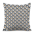 Cute Penguin Face Pattern Print Pillow Cover