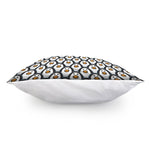 Cute Penguin Face Pattern Print Pillow Cover