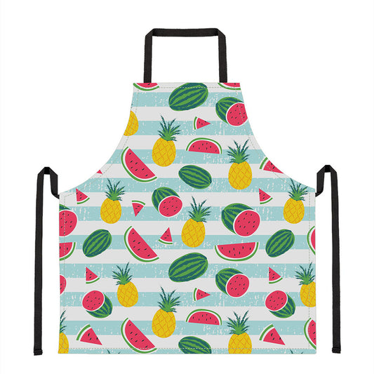 Cute Pineapple Watermelon Pattern Print Apron