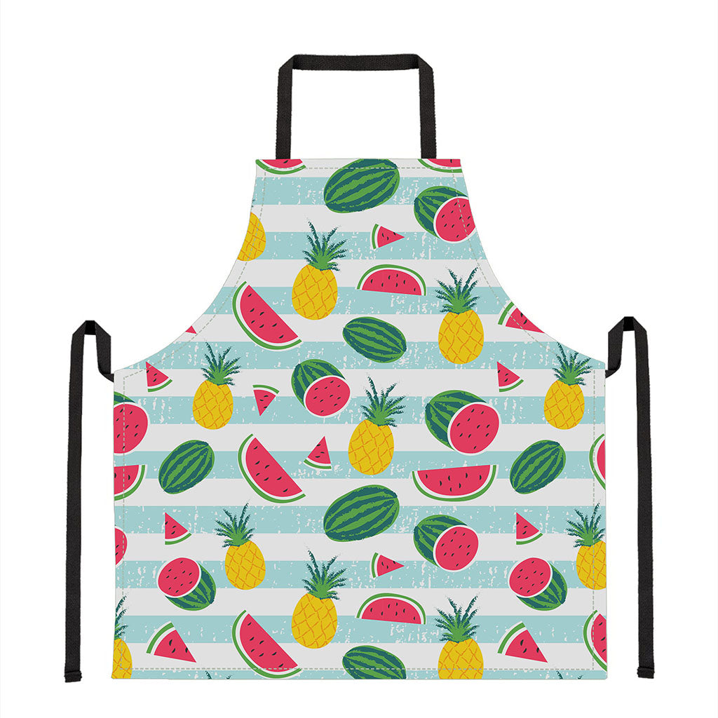 Cute Pineapple Watermelon Pattern Print Apron