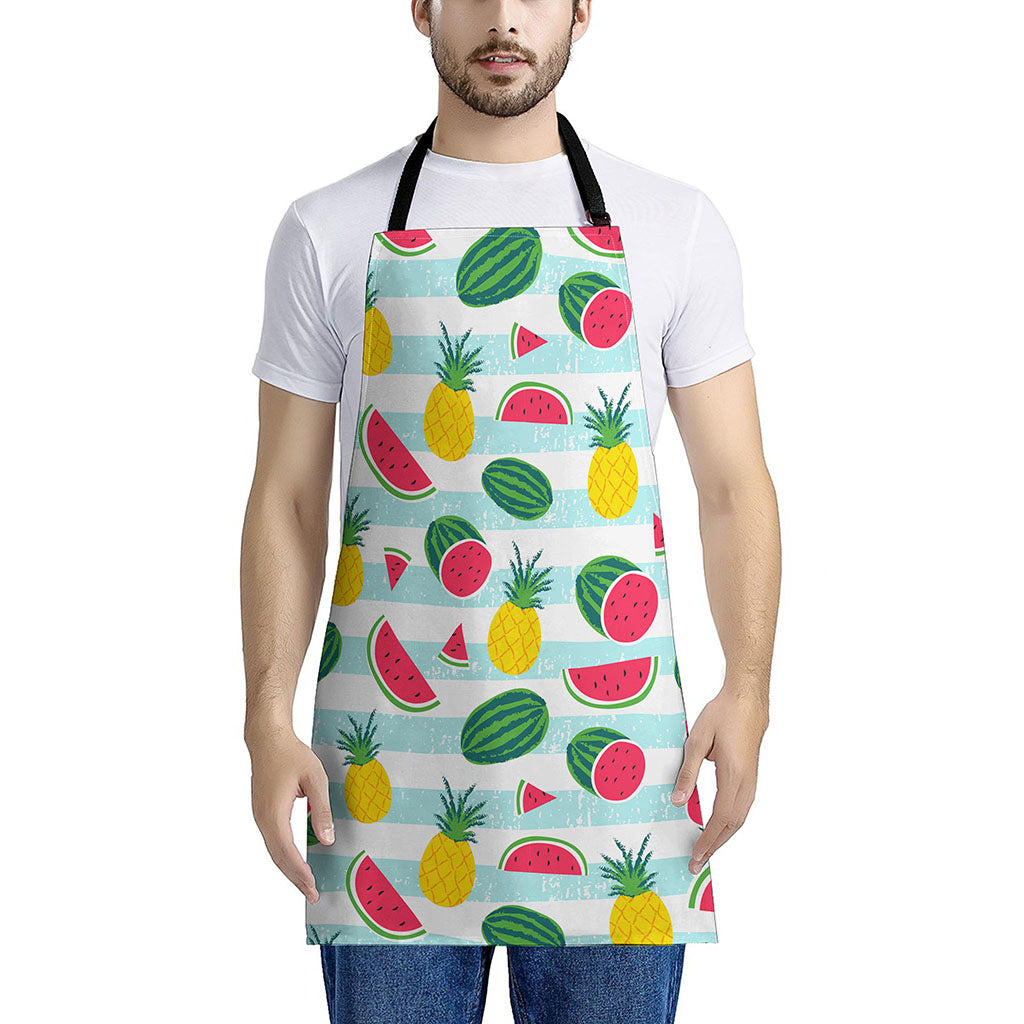 Cute Pineapple Watermelon Pattern Print Apron