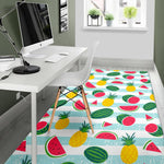 Cute Pineapple Watermelon Pattern Print Area Rug GearFrost