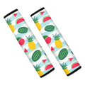 Cute Pineapple Watermelon Pattern Print Car Seat Belt Covers
