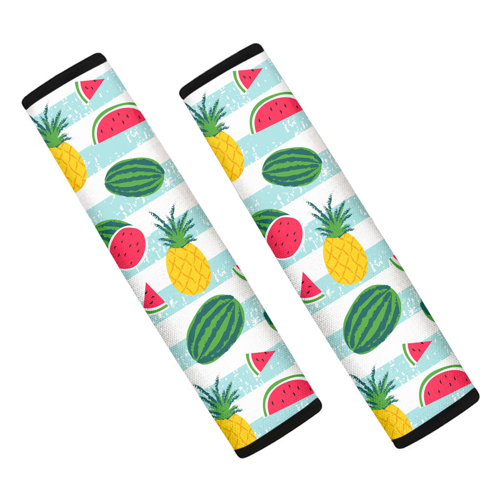 Cute Pineapple Watermelon Pattern Print Car Seat Belt Covers