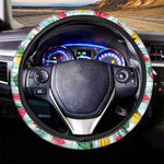 Cute Pineapple Watermelon Pattern Print Car Steering Wheel Cover