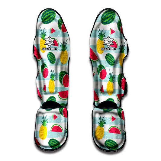 Cute Pineapple Watermelon Pattern Print Muay Thai Shin Guard