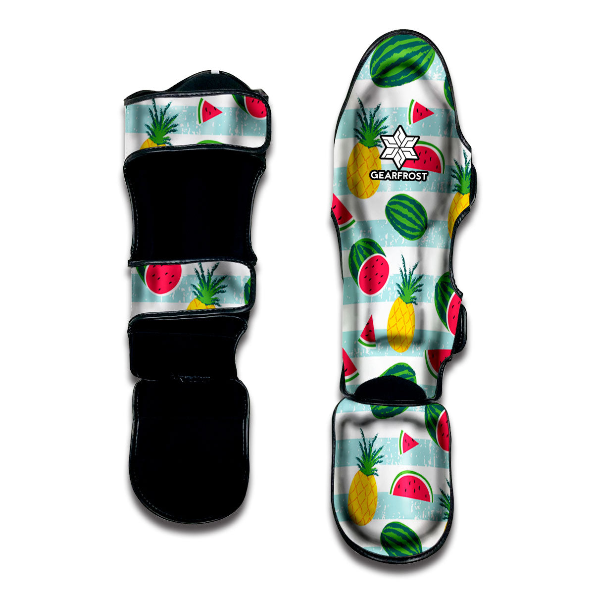Cute Pineapple Watermelon Pattern Print Muay Thai Shin Guard