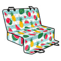 Cute Pineapple Watermelon Pattern Print Pet Car Back Seat Cover