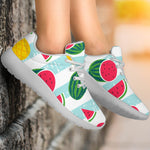 Cute Pineapple Watermelon Pattern Print Sport Shoes GearFrost