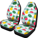 Cute Pineapple Watermelon Pattern Print Universal Fit Car Seat Covers