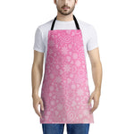 Cute Pink Breast Cancer Pattern Print Apron