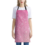 Cute Pink Breast Cancer Pattern Print Apron