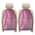 Cute Pink Breast Cancer Pattern Print Car Seat Organizers