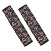 Cute Pink Heart Pattern Print Car Seat Belt Covers