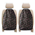 Cute Pink Heart Pattern Print Car Seat Organizers