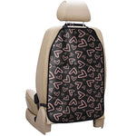 Cute Pink Heart Pattern Print Car Seat Organizers