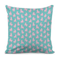 Cute Pink Llama Pattern Print Pillow Cover