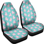 Cute Pink Llama Pattern Print Universal Fit Car Seat Covers