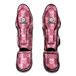 Cute Pink Pig Pattern Print Muay Thai Shin Guard