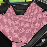 Cute Pink Pig Pattern Print Pet Car Back Seat Cover