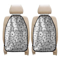 Cute Polar Bear Pattern Print Car Seat Organizers