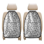 Cute Polar Bear Pattern Print Car Seat Organizers