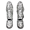 Cute Polar Bear Pattern Print Muay Thai Shin Guards