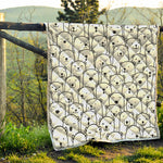 Cute Polar Bear Pattern Print Quilt