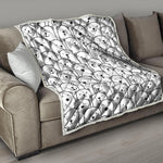 Cute Polar Bear Pattern Print Quilt