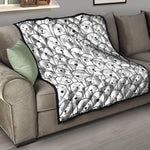 Cute Polar Bear Pattern Print Quilt