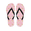 Cute Polka Dot Baby Bear Pattern Print Flip Flops