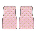 Cute Polka Dot Baby Bear Pattern Print Front Car Floor Mats