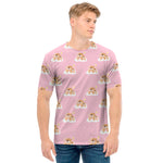 Cute Polka Dot Baby Bear Pattern Print Men's T-Shirt