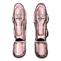 Cute Polka Dot Baby Bear Pattern Print Muay Thai Shin Guards