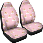 Cute Polka Dot Baby Bear Pattern Print Universal Fit Car Seat Covers