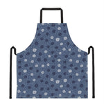 Cute Polka Dot Denim Jeans Pattern Print Apron