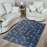 Cute Polka Dot Denim Jeans Pattern Print Area Rug