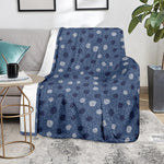 Cute Polka Dot Denim Jeans Pattern Print Blanket