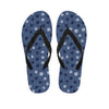 Cute Polka Dot Denim Jeans Pattern Print Flip Flops