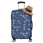 Cute Polka Dot Denim Jeans Pattern Print Luggage Cover