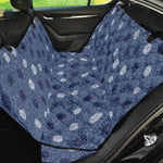 Cute Polka Dot Denim Jeans Pattern Print Pet Car Back Seat Cover