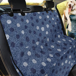 Cute Polka Dot Denim Jeans Pattern Print Pet Car Back Seat Cover