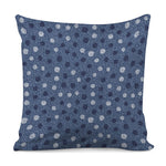 Cute Polka Dot Denim Jeans Pattern Print Pillow Cover