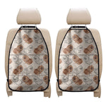 Cute Pomeranian Pattern Print Car Seat Organizers