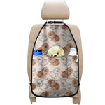 Cute Pomeranian Pattern Print Car Seat Organizers